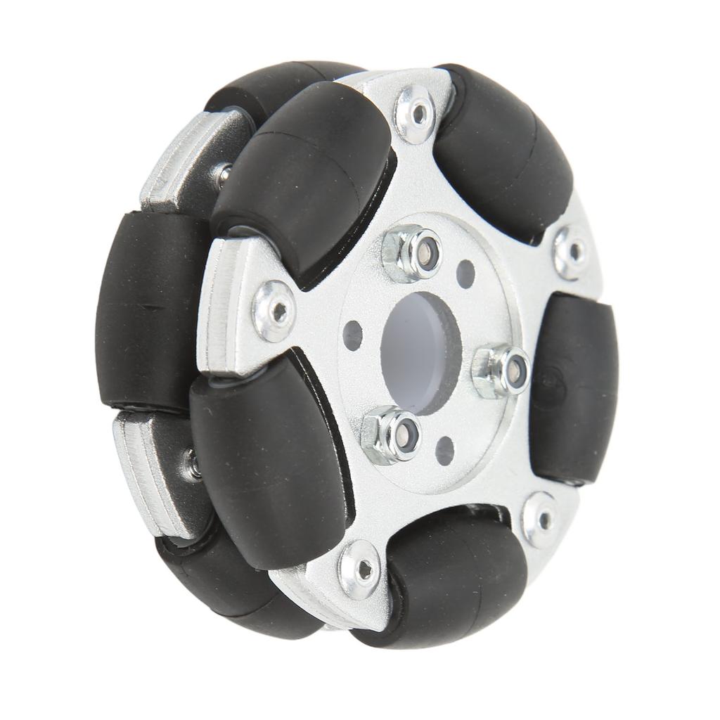 60mm Robot Omni Wheel Aluminium Alloy 360 Degree Rotation Robot Omni Wheel Replacement for Upgrade