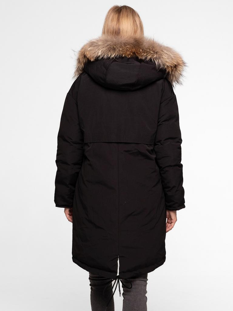 WOMEN' REVERSIBLE PARKA WITH HOOD