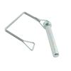10Pcs Square Trailer Pin&Anti-lost Rope Safety Coupler Pin Shaft Locking Pin Kit