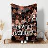 1pc Blanket Evan Peters1 Print Design, Lightweight Blanket for Sofa, Bed- Soft &Warm, Gift for All Seasons like Christmas, Halloween