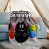 Barbapapa1 printed throw blanket—lightweight,soft,warm;versatile blanket for all seasons—perfect as &air-conditioning throw,nap blanket