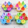Ice Lolly Moulds Silicone DIY Frozen Lolly Maker Tray Non-Stick Ice Cube Trays Lollipop and Popsicle Mould