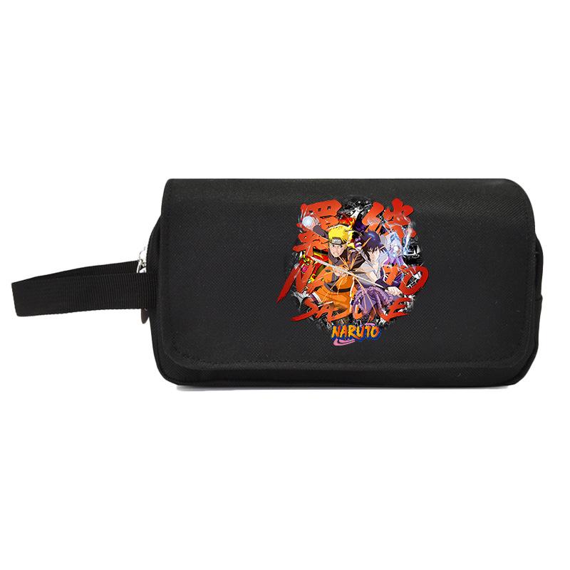 Naruto Edition Japanese-Style Pencil Case for Students, Large Capacity, Anime Design