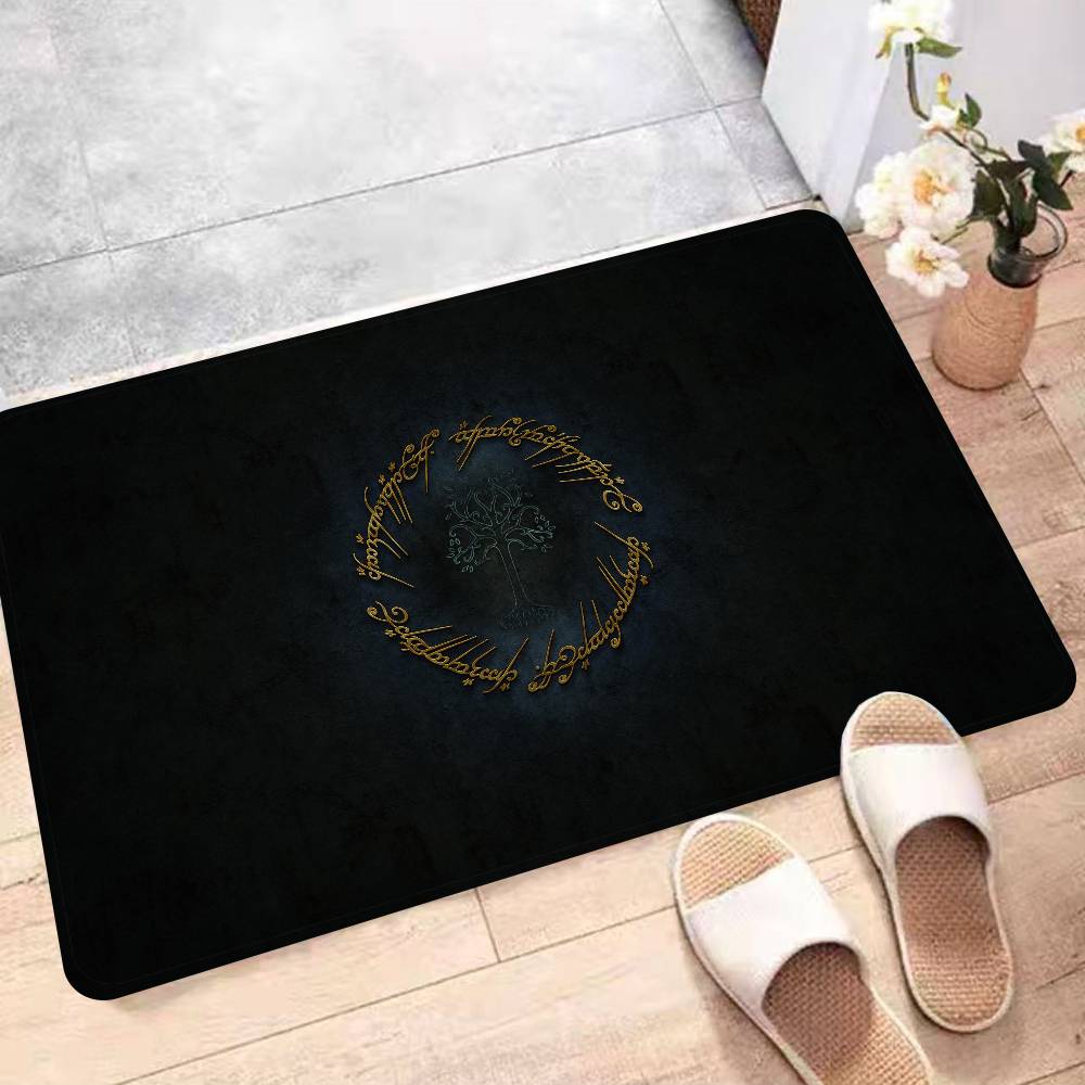 L-Lords Game Rings Floor Mat INS Style Soft Bedroom Floor House Laundry Room Mat Anti-skid Household Carpets