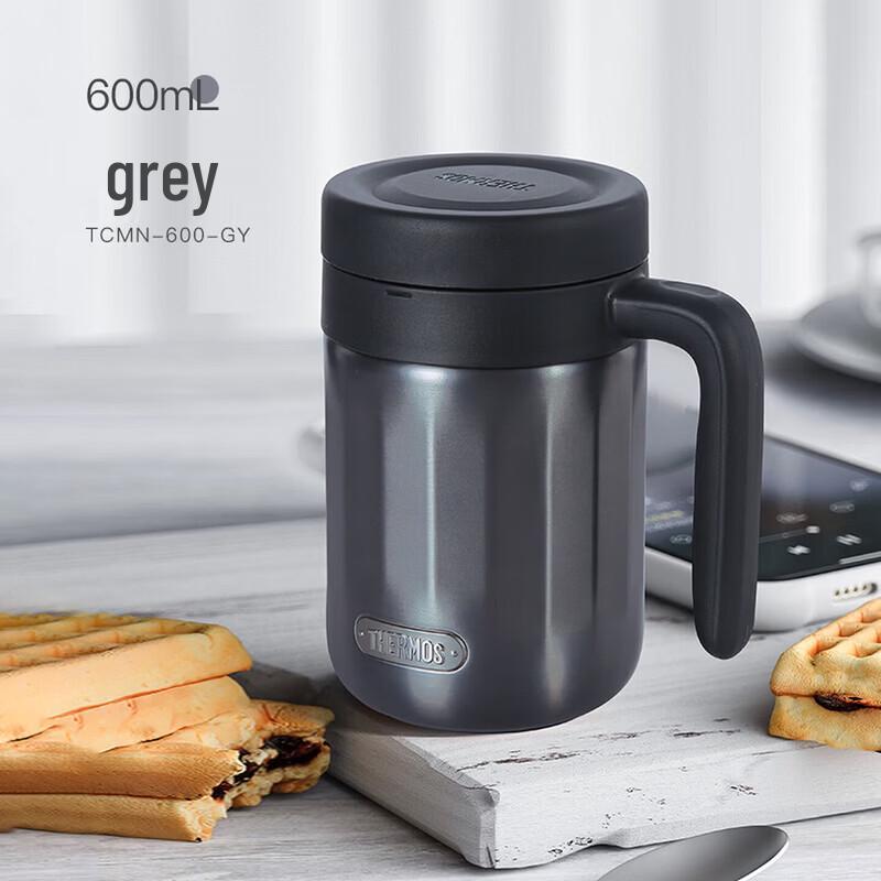 THERMOS 600ml Stainless Steel Insulated Coffee Tea Mug