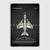 Металлическая табличка F4 Phantom 2 Кинотеатр Кухня Кухня Индивидуальный Постер Жестяная Табличка Постер