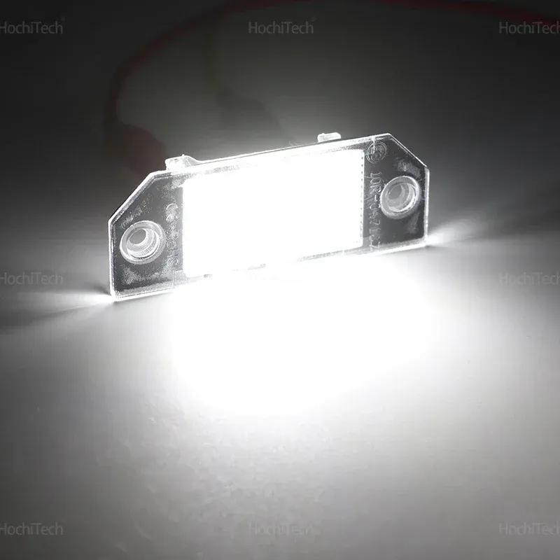 2PCS LED Car License Number Plate Light For Ford Focus 2 MK2 2003-2008 C-MAX Lamp White Bulbs Car Products License Plate Lights