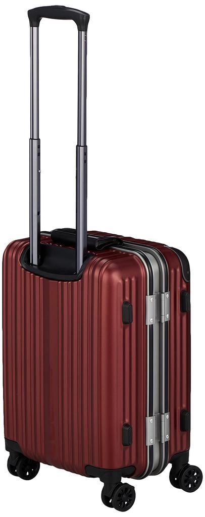 TSA Approved Lock Frame 19 Large Twin Wheel Stopper Red [Wisely] Frame/Spark Suitcase, Carry-on, Inches, Lightweight, Multifunctional, Capacity,