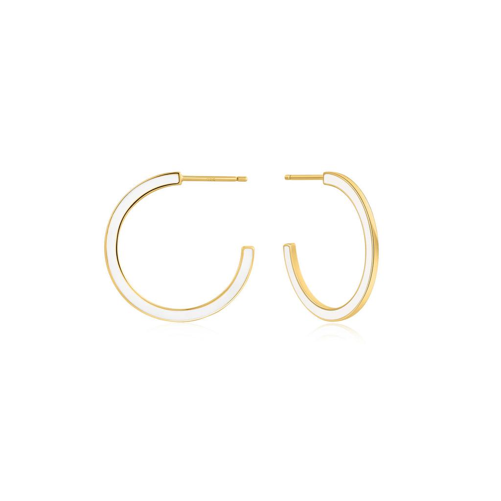 Ladies' Earrings Ania Haie E028-06G-W Sterling Silver 2.5 Cm