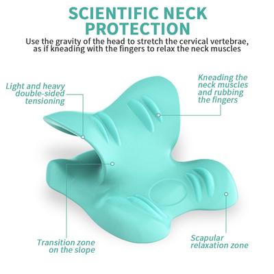 Расслабляющее устройство для шеи и плеч Устройство для вытяжения шейного отдела позвоночника для снятия мышечного напряжения Подушка для мануальной терапии Релаксация шеи