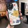 Girls Lovely Slim Cartoon Beautiful Flowers Leather Back Casing PU Leather Cover Phone Case for OPPO Reno Realme OnePlus