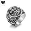 Ретро Нордическое Викинг Руна Нержавеющая Сталь Мужской Перстень