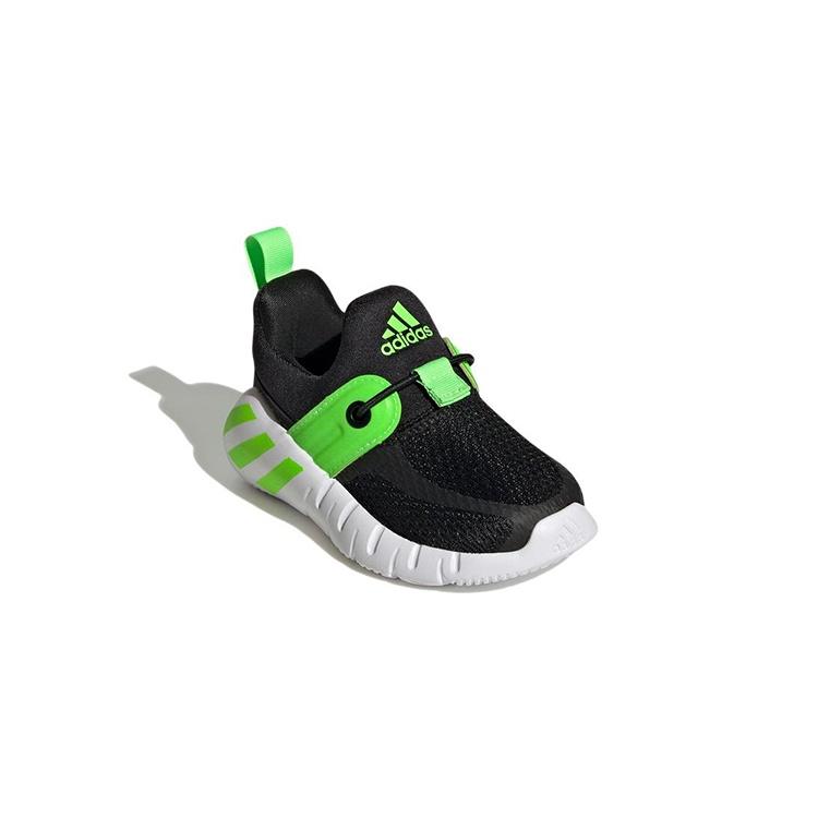 Adidas Rapidazen I Abrasion Resistant Abrasion Resistant Low top Toddler Shoes Black Green Infant And Toddler Baby GY6654
