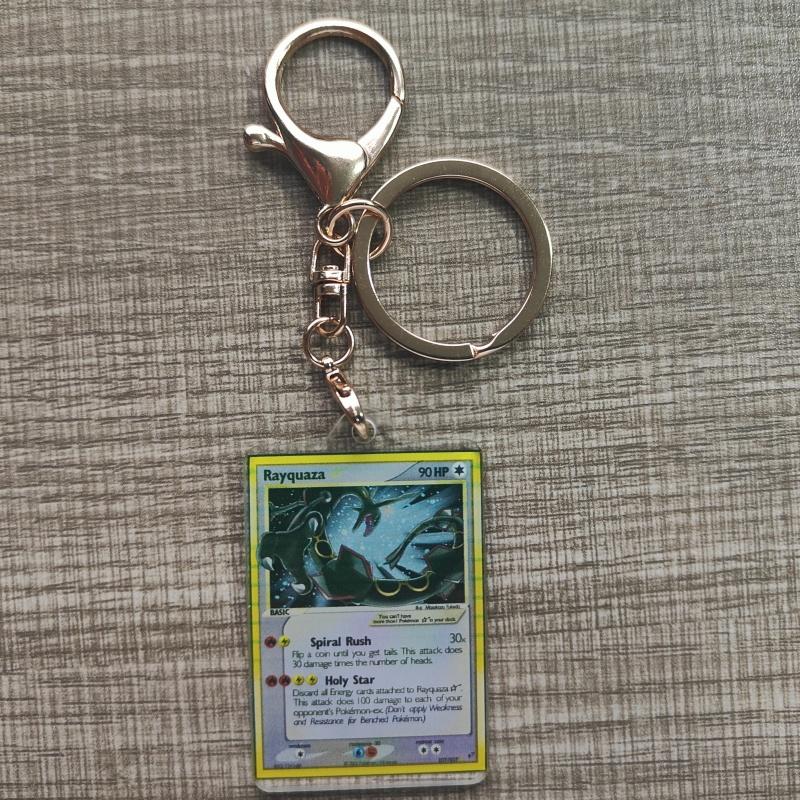 Ключницы Pokemon Аниме Чаризард Бластойз Венузавр Мьюту Маленькая Карточка Ключница DIY Акриловые Фигурки Действия Коллекция Игр