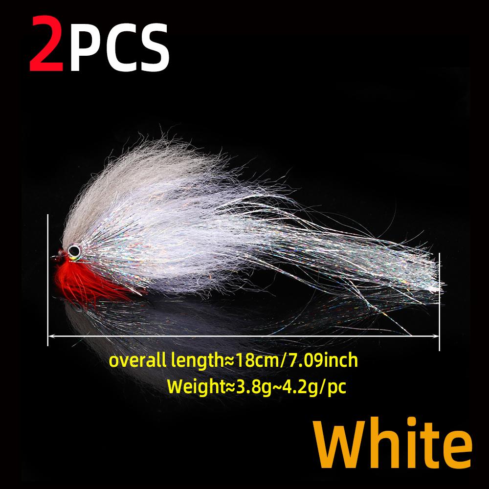 #4/0 Big Game Streamer Fly Приманка для ловли хищника в соленой и пресной воде 3D Fish Eyes Для форели, щуки, окуня, морских приманок