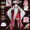 Kospley Yae Miko Guuji Yae Kospley Kostyumi Bosh kiyim bilan Toʻliq toʻplam Halloween partiyasi kostyumlari uchun