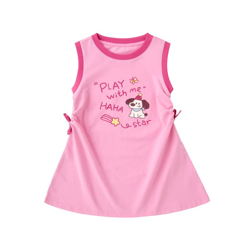 Baby Girls' 7A Antibacterial Sleeveless Summer Dress
