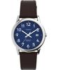 Часы Timex Men's Easy Reader, черный/серебристый/синий/35 мм. , 35 мм, легко читаемые часы.