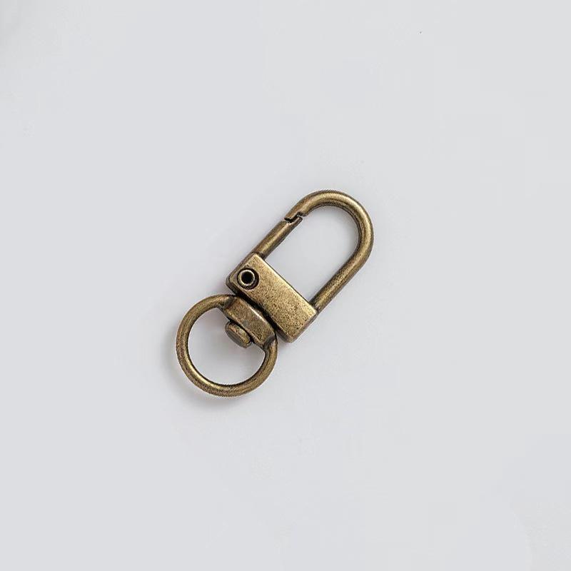 Colored Spray Paint Zinc Alloy Keychain Spring Clasp & Dog Buckle Jewelry Accessories