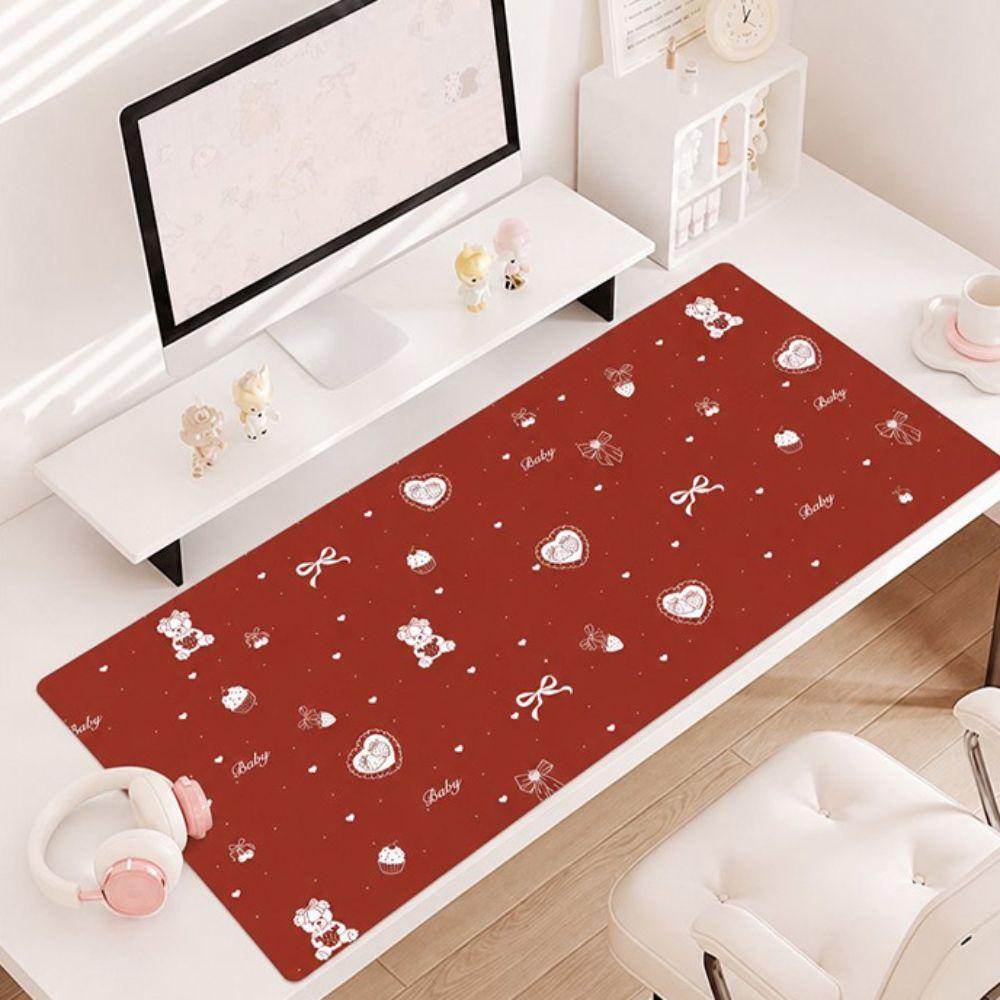 Large Size Keyboard Mice Mat Cartoon Pattern Computer Desk Protector New Rubber Mouse Pad Office
