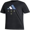 Мужская футболка adidas Футбол Аргентина Чемпионы Чемпионата мира 2022 3 звезды (as1, Альфа, м, Обычный, Обычный, Черный)