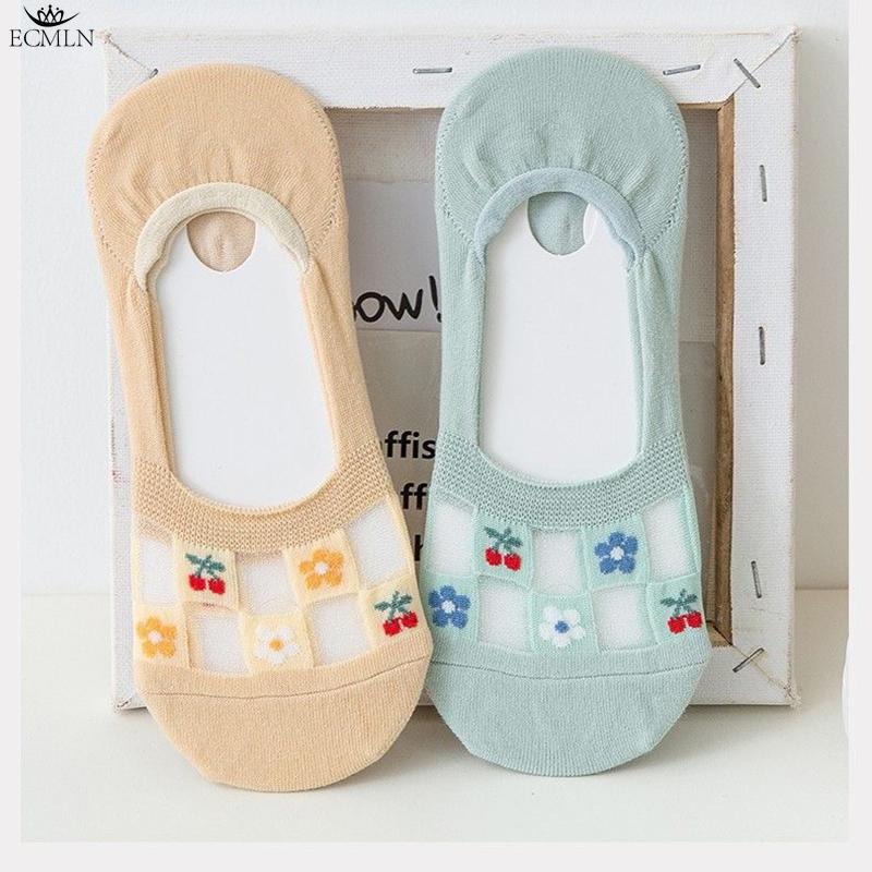 Womens Sheer Ankle Socks Girls Lace Mesh Nylon Socks Ultrthin Transparent See Through Summer Sock