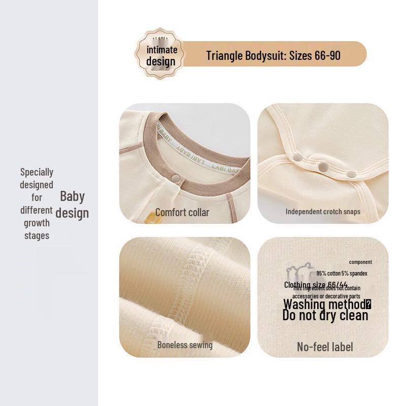 Хлопковый боди с длинным рукавом Laby Baby