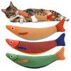 AUSCAT Cat Toys, Fish and Catnip Toys, Plush Toy for Cats, Solitary Play, Catnip Chew Toy, 3-Piece Set