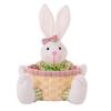 Пасхальный кролик Декор с корзиной для хранения конфет Кролик Конфетница Блюдо Пасхальные яйца Стол Контейнер Для Супермаркета Домашняя Школа