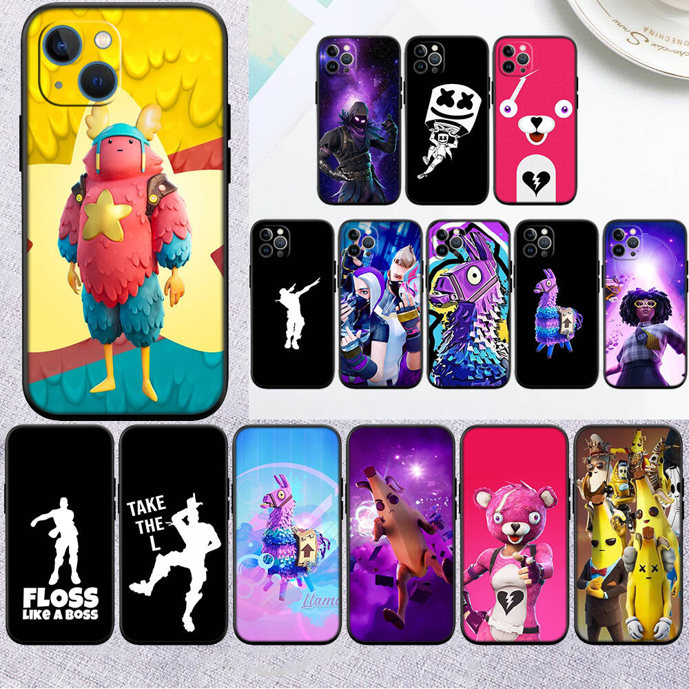 Чехол-бампер MH56 F-Fortnites для Redmi Note 12 12S 12C 13 13C 13R 14 14S 14R 14C Pro Max Plus A3 A3X A4 A5 11A 13X