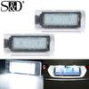 2Pcs Car LED Number Backlight Lamp License Plate Lights Canbus For OPEL MOKKA Insignia Cadillac GMC Cruze Camaro Corvette Buick