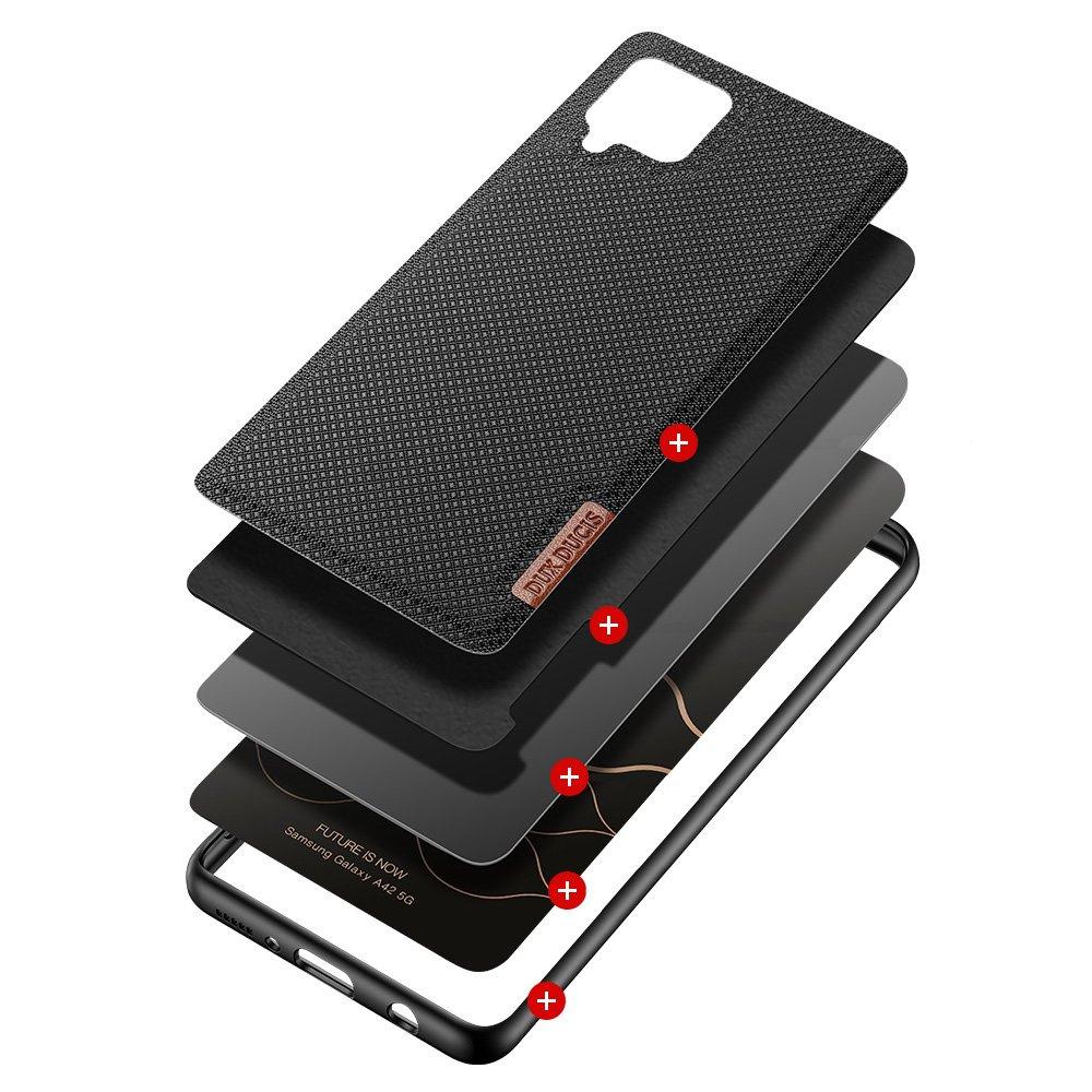 Dux Ducis Fino Black Nylon Case for Samsung Galaxy A42 5G