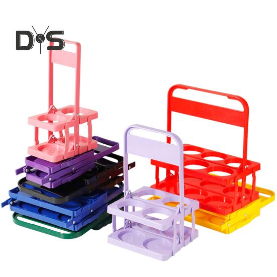 Портативный держатель для напитков, складной подстаканник для автомобиля, многоразовый подстаканник с ручкой, складной держатель для напитков для кофе, пива, вина, газировки, сока