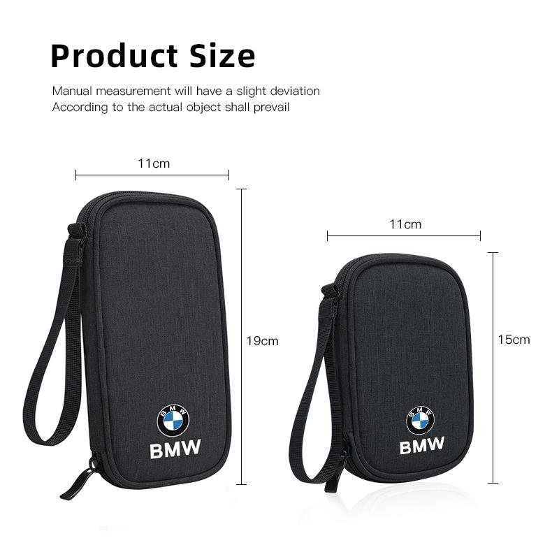 HINW3 Car Kechains Storage Bag Oxford Cloth Storage Organizer For BMW Performance E46 E60 E90 E39 E87 E36 E92 E70 E91 X3 X5 X1 X2 X4