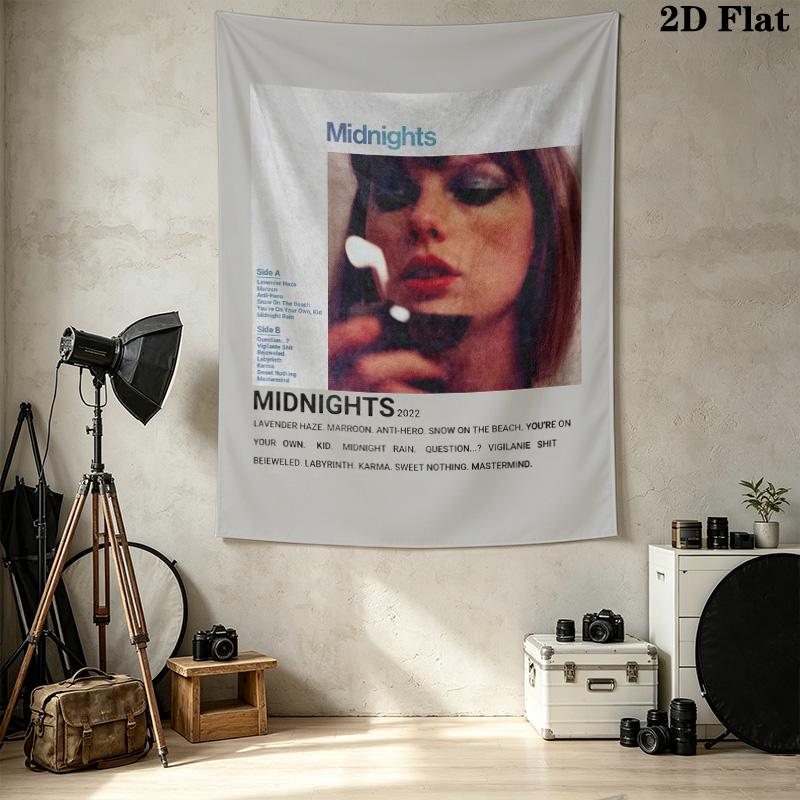 Taylor Wall Tapestry Aesthetic Wall Hanging Printed Fabric Blanket Decorative Tapestries For Bedroom Living Room Home Decor