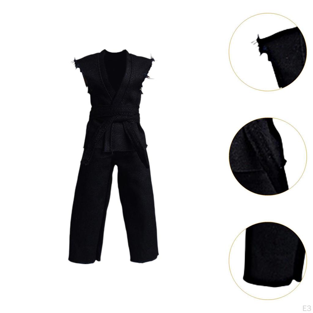 1/12 Фигурки Самурай Кимоно 6" Фигурка Боевая форма Дзюдо Косплей Дети Взрослые Подарки Стильный