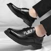 Office Commuting Tide One Piece Leather Shoes Leather Shoes Business Dress 2025 Wenzhou British Style Men's Shoes Casual Fashion 2025