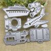 Ship Plane Metal Cutting Dies DIY Scrapbook Emboss Paper Cards Album Art Stencil