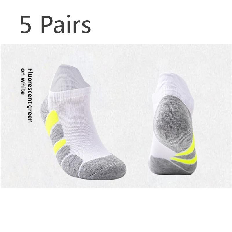 5 пар мужских толстых элитных баскетбольных носков с полотенцем снизу, быстросохнущих, носков для бега, носков для занятий спортом на открытом воздухе