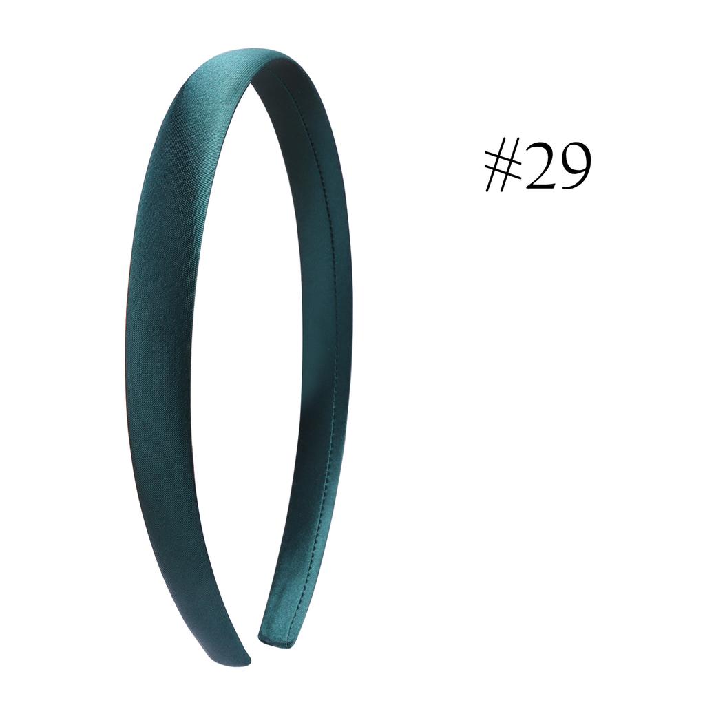 1,5 см Однотонные повязки на голову Сатиновая повязка для рукоделия Сделай сам Повязка для волос Красочные сатиновые повязки на голову для девочек и женщин