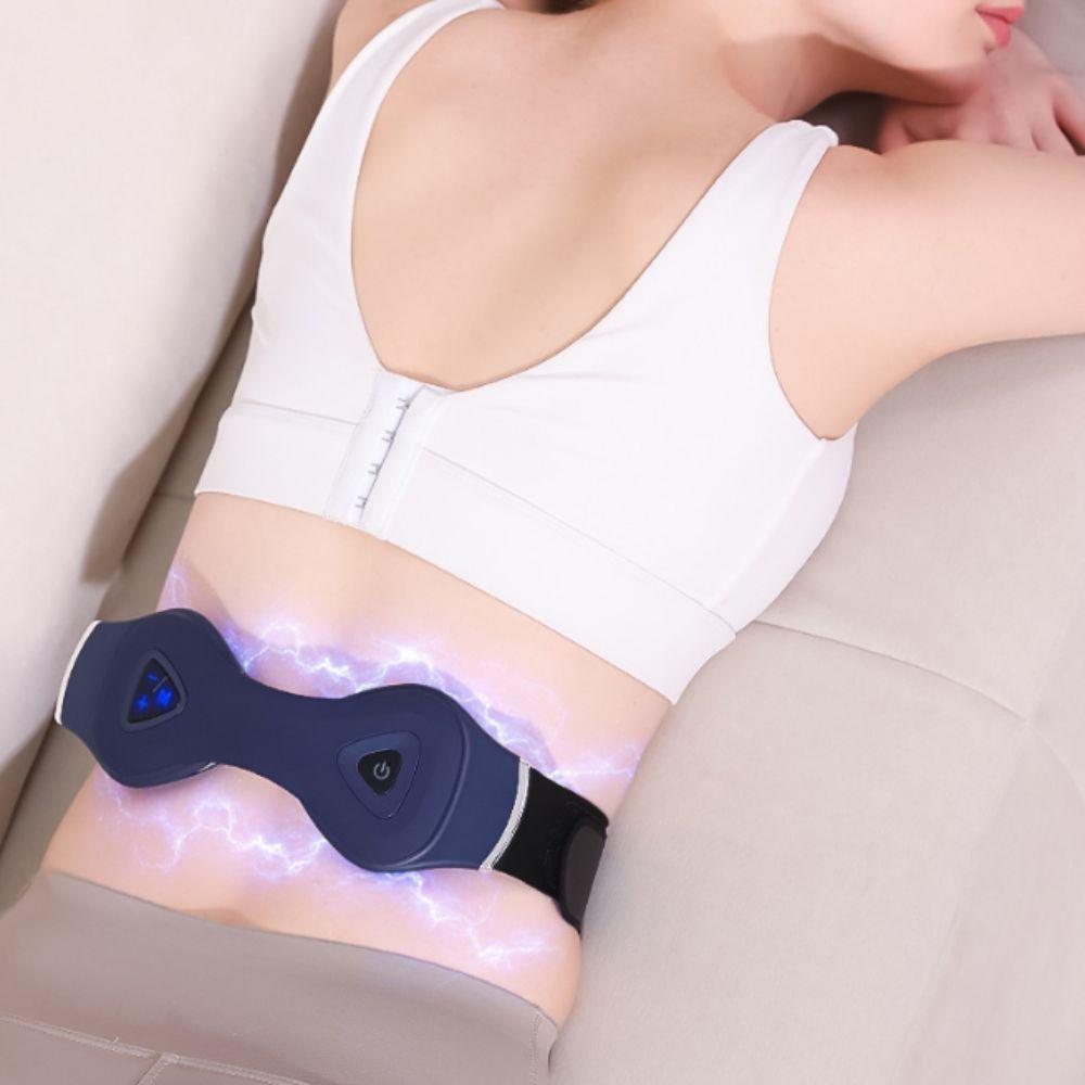 Smart Heating Waist Care Massager Vibration Massage EMS Pulse Massager Driving Use