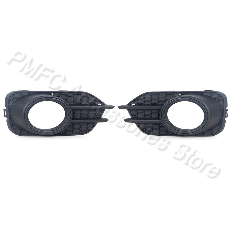For VW Tiguan 2012 2013 2014 2015 2016 2017 2018 US Version Front Bumper Fog Light Lamp Cover Frame Grille 5N0853665J 5N0853666J