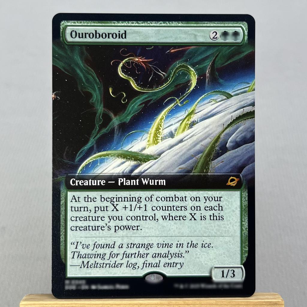 EOS EOE UNF HOLO15-0002 Tcg прокси магические карты шоковая земля Уробороид Шахта Древняя гробница Каменные пещеры Слияние маны собрать