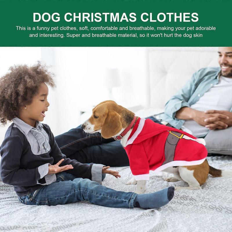 Одежда для питомцев Рождественский стиль Костюм для собаки кошки для 2 шт. для использования на фестивале