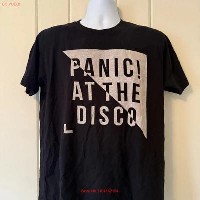 Panic At The Disco Band Tour Concert T Shirt Men S L Vintage Washed Top For Everyday Wear Fashion Versatile Designer Clothes