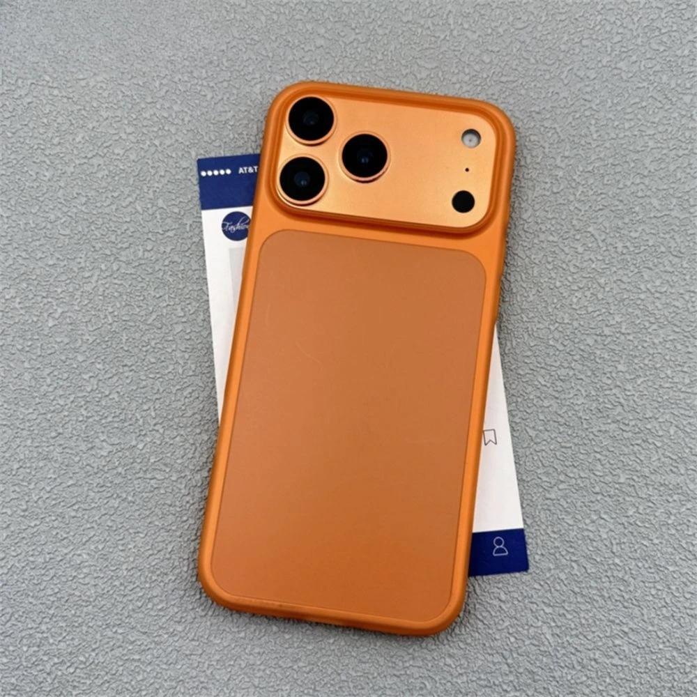 Ультратонкий полупрозрачный чехол для телефона для iPhone 17 16 15 14 13 12 Pro Max 16 Plus Air Slim Матовый Жесткий ПК Защитная крышка