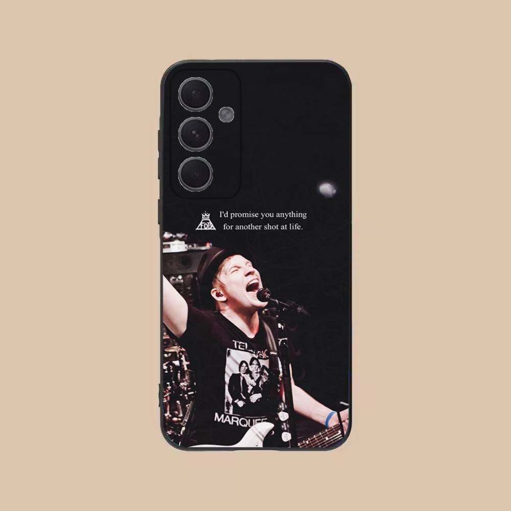 F-Fall O-Out Boy Phone Case For Samsung S25,24,21,22,23,20,S30,Ultra,Plus,Fe,Lite,Note,5G Black Soft