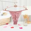 Lace Panties Sexy Low Waist Thong Ladies Comfortable Breathable Cotton Crotch Panties