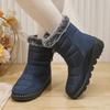 Fashion Faux Fur Thick Plush Ankle Boots Women 2025 Waterproof Non-Slip Snow Boots Woman Hook Loop Keep Warm Cotton Padded Shoes Female