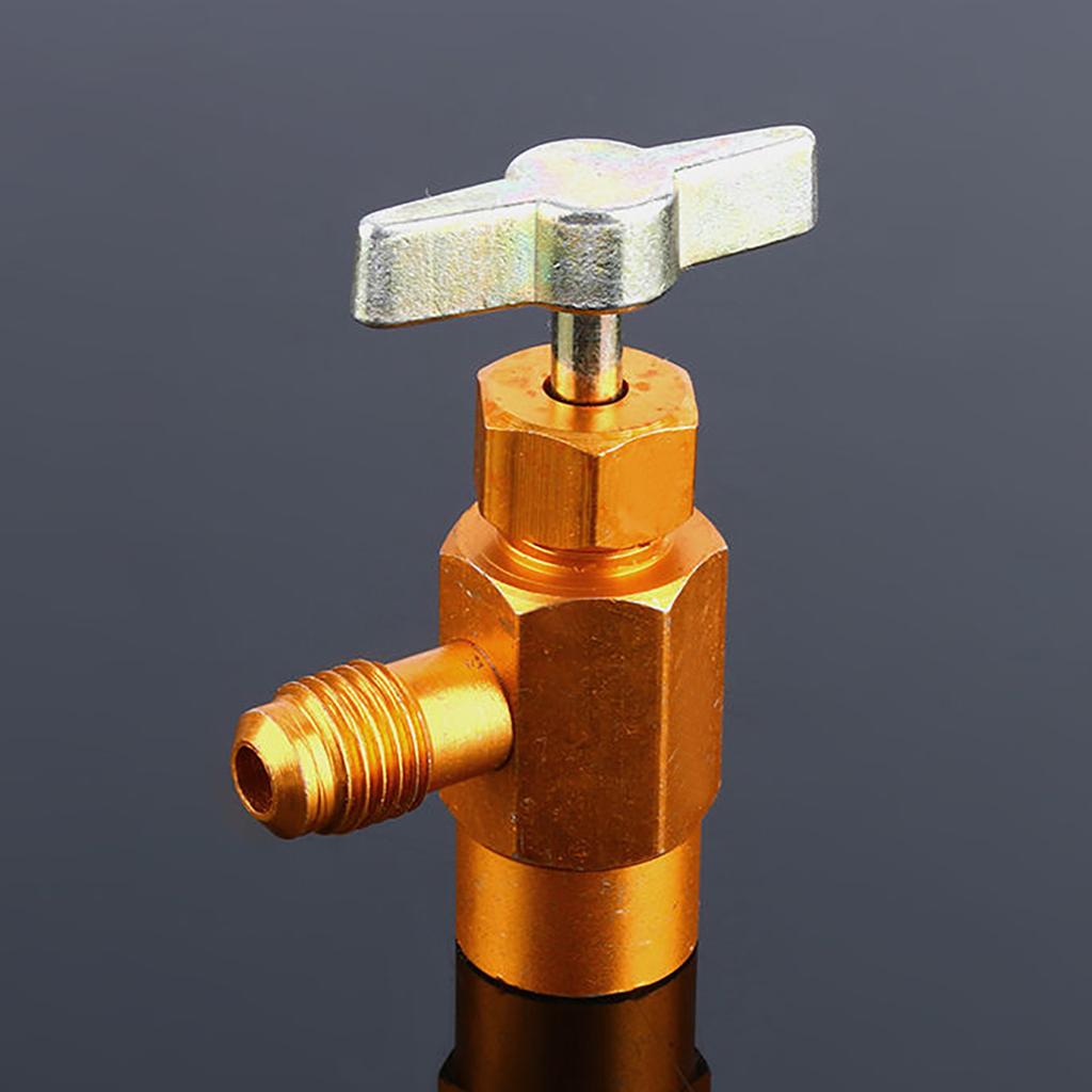 Кран хладагента AC R-134a, 1 шт., банка для раздачи 1/2 дюйма, клапан с резьбой ACME, резьба M16